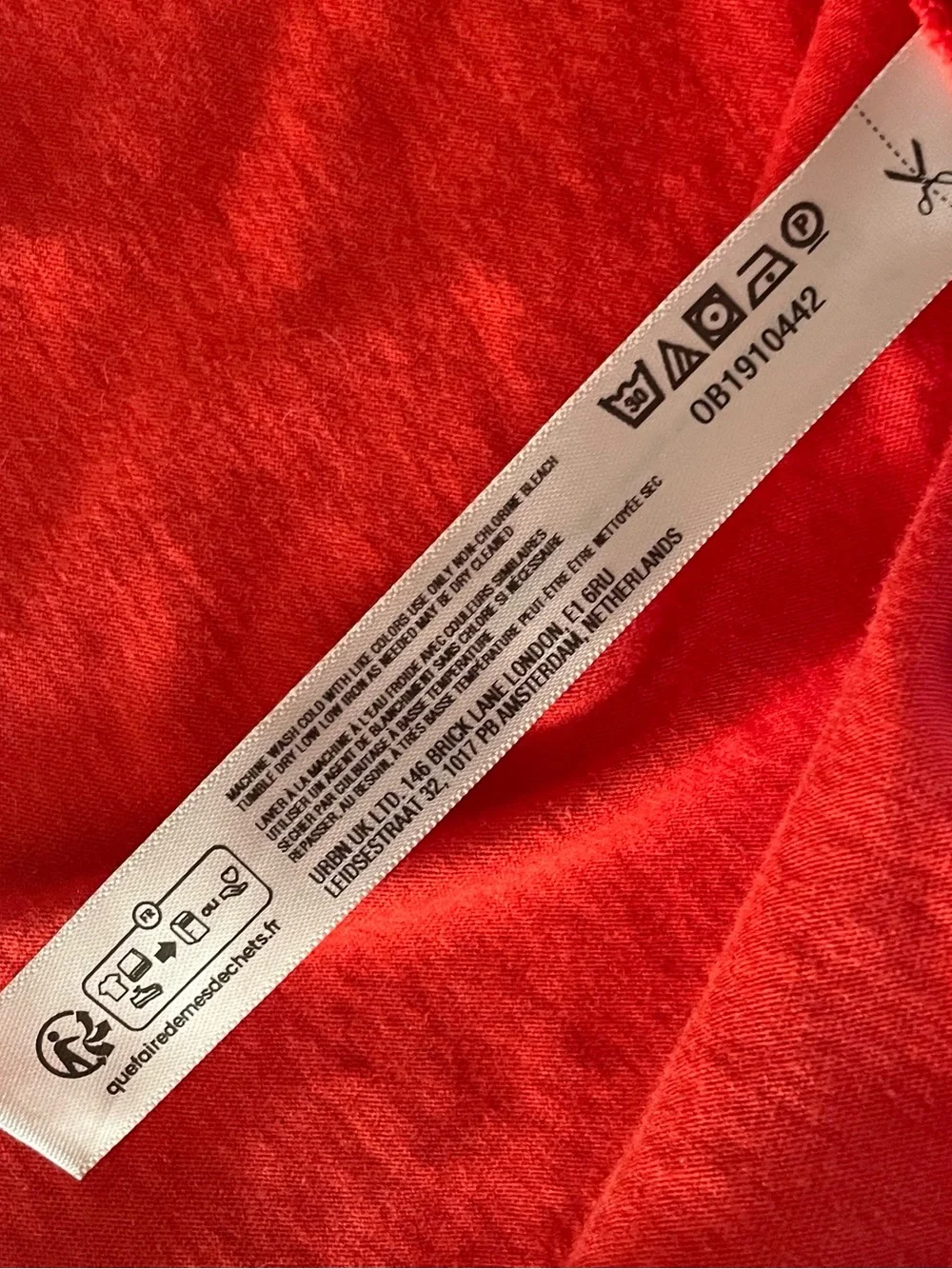 NWT Free People FP Beach Montauk Midi Dress Tomato Red Relaxed Oversized S